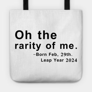 Feb 29th Birthday February 29th Leap Year Birthday Gifts Tote