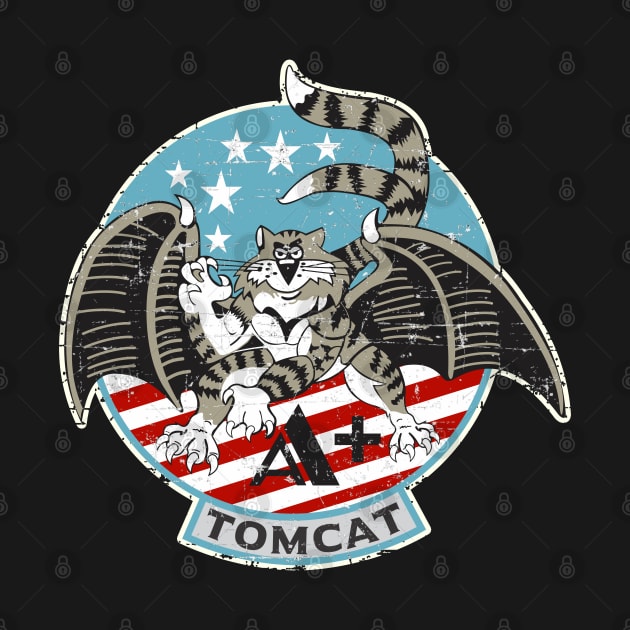 Grumman F-14 Tomcat A+ (plus) - Grunge Style by TomcatGypsy