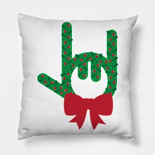 I Love You Christmas (ASL) Pillow