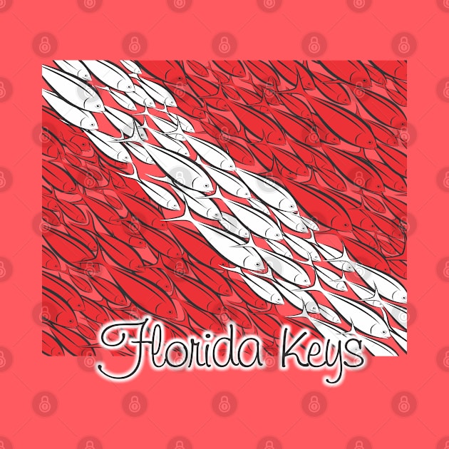 Scuba Diving Flag - Florida Keys by Fun Graffix!