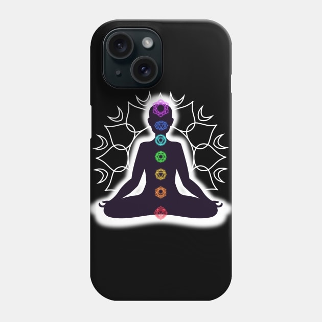 Spirituality Yoga Chakra Design Phone Case by Utopia Shop