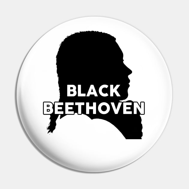 Black Beethoven Pin by karutees