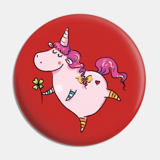 Unicorn & Flower Pin