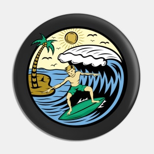 Surfing Pin