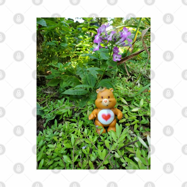 Care bear in the garden by Michelleisme