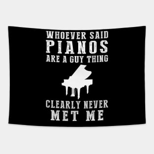 Melodious Humor: Piano Defies Gender! Tapestry