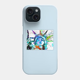 Statue of Liberty Grunge Phone Case