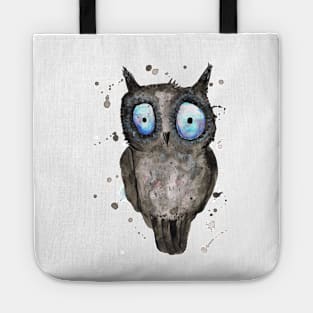 Blue eyed owl Tote