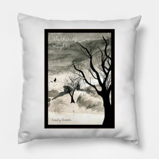 Book Cover Art of Wuthering Heights by Emily Bronte Pillow