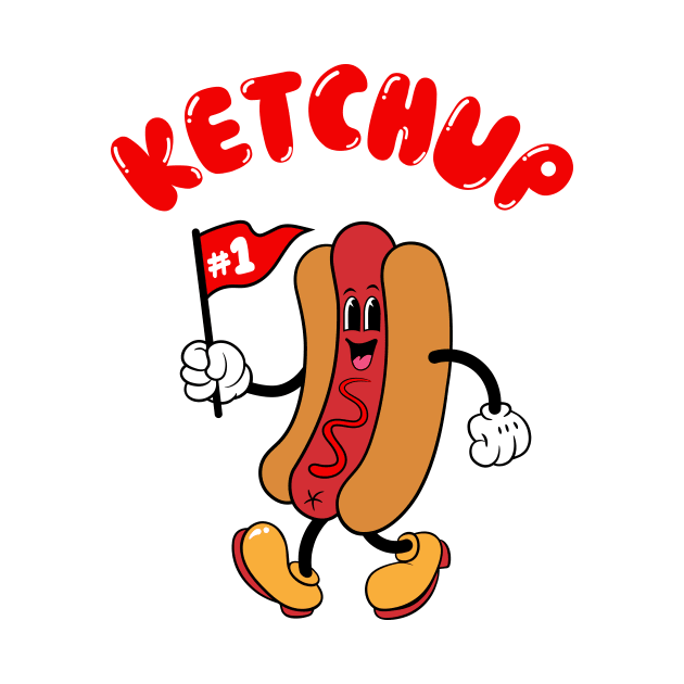 Hot Dog Race Ketchup by Super Secret Villain