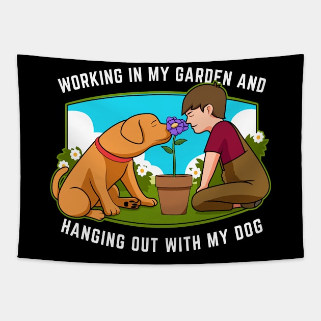 Gardening TShirt for A Garden And Plant Lover Tapestry by AlleyField