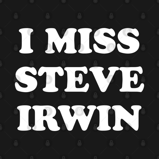 I Miss Steve Irwin by kindacoolbutnotreally