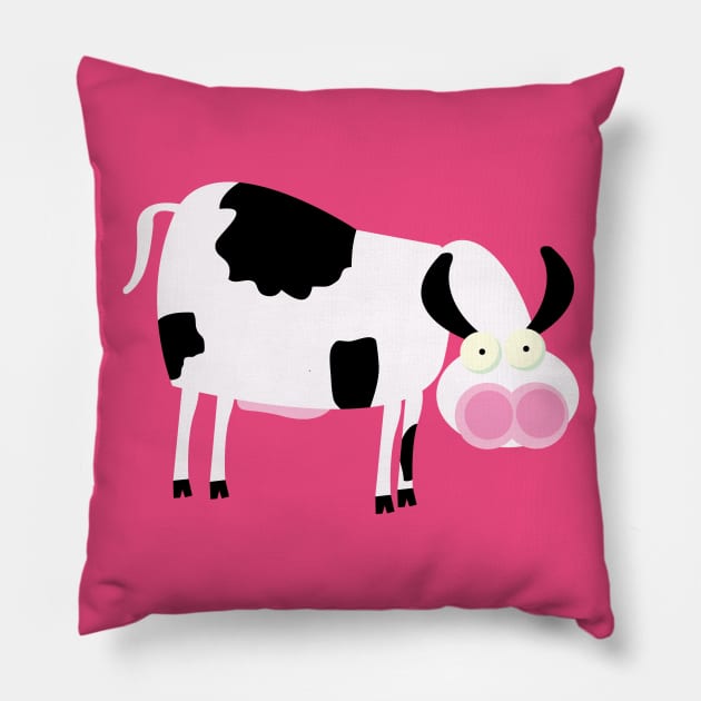 Cow Pillow by nickemporium1