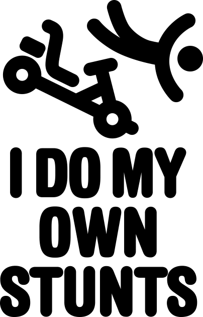 I do my own stunts - go-kart karting indoor kart racing Kids T-Shirt by LaundryFactory