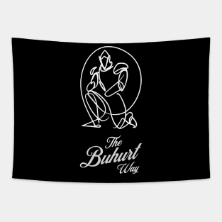 The Buhurt Way White Tapestry