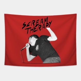 Scream Therapy Podcast Screamer transparent design Tapestry