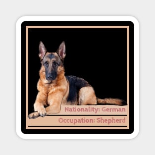 German Shepherd Magnet