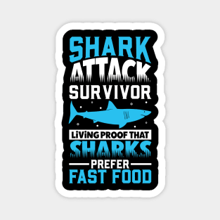 Shark attack survivor Magnet