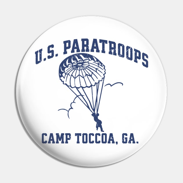 US Paratroops, Camp Toccoa - WW2 Vintage Pin by Distant War