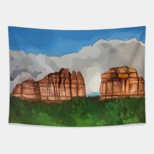 Red rock of Sedona Arizona Tapestry