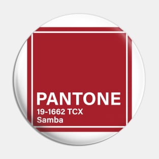 pantone 19-1662 TCX Samba Pin