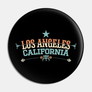 Los Angeles California Latin Style - Los Angeles California Pin