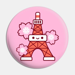 Tokyo Tower Kawaii Pin