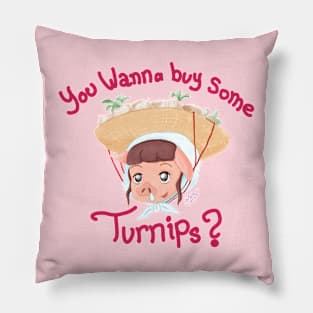 Want Some Turnips Pillow