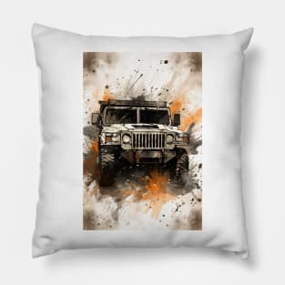 US Military Humvee Pillow