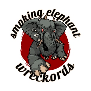 Smoking Elephant Wreckords T-Shirt