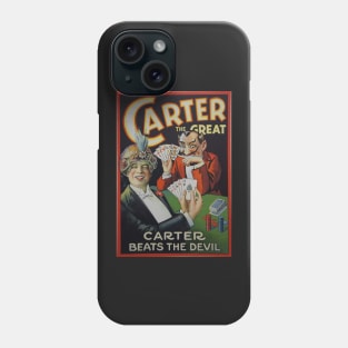 Carter Beats the Devil - Vintage Poster Phone Case