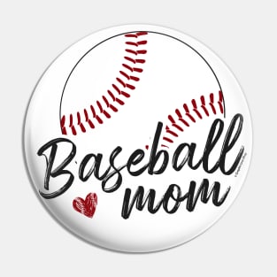 Baseball Mom Love - © Graphic Love Shop Pin