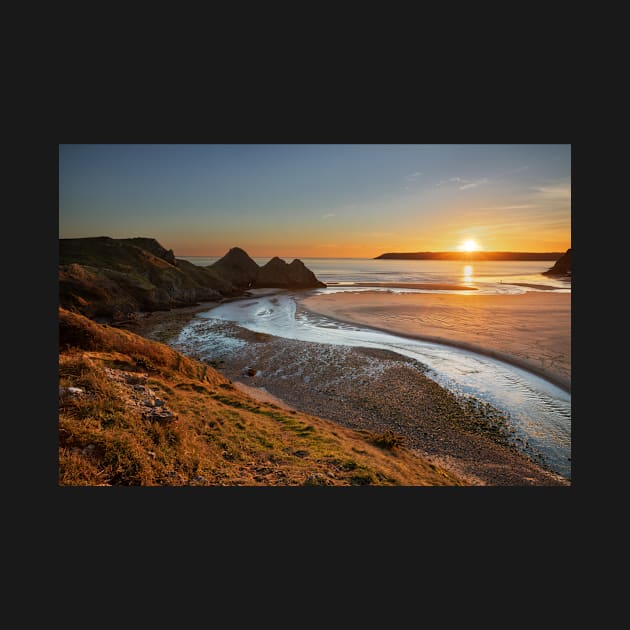 Three Cliffs Bay, Gower by dasantillo