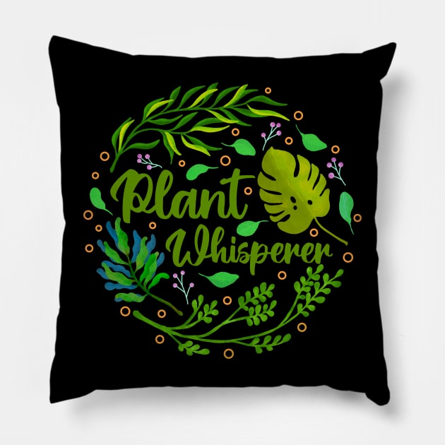 Plant Whisperer Pillow by Tebscooler