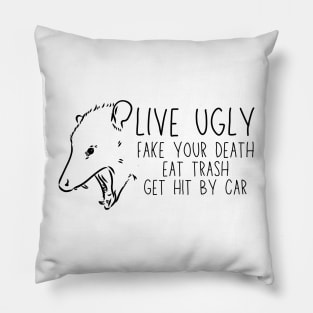 Opossum Quotes Pillow