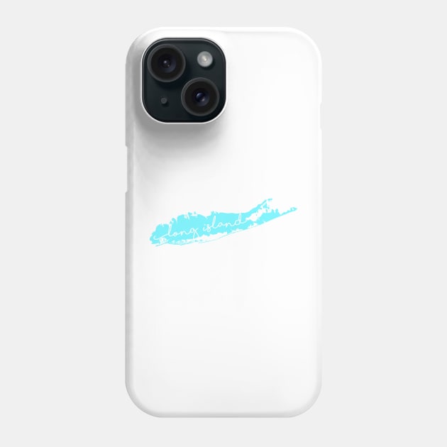 Long Island Outline Phone Case by emilystp23