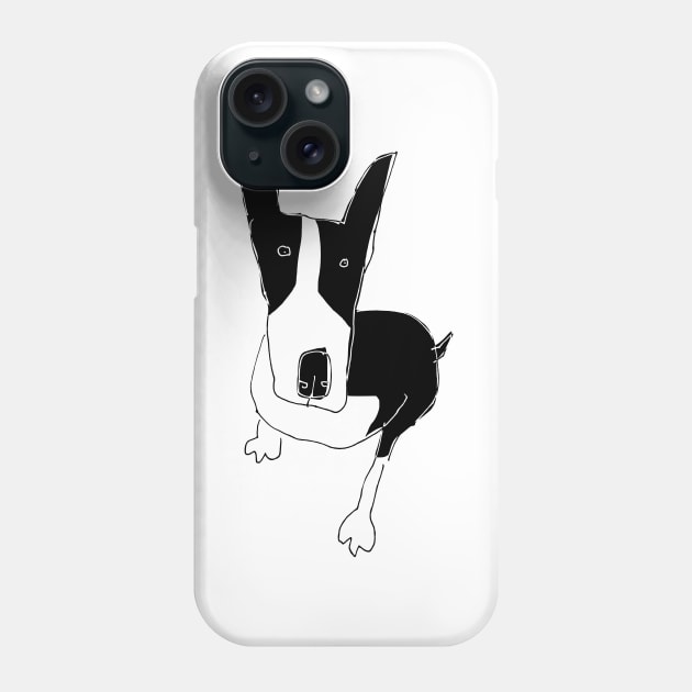 bull terrier Phone Case by vectormutt