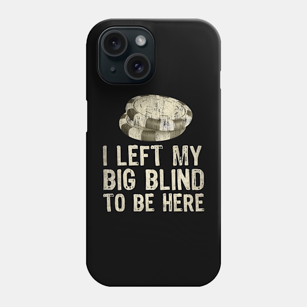 I Left My Big Blinds To Be Here Phone Case by All-About-Words