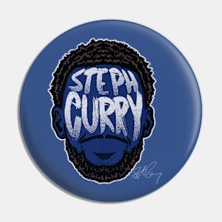 Steph Curry Golden State Player Silhouette Pin