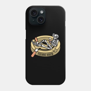 Smoker Skull, Smoking Skull, Smoker Skeleton, Smoking Skeleton Phone Case