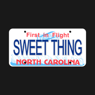 Sweet Thing North Carolina License Plate T-Shirt