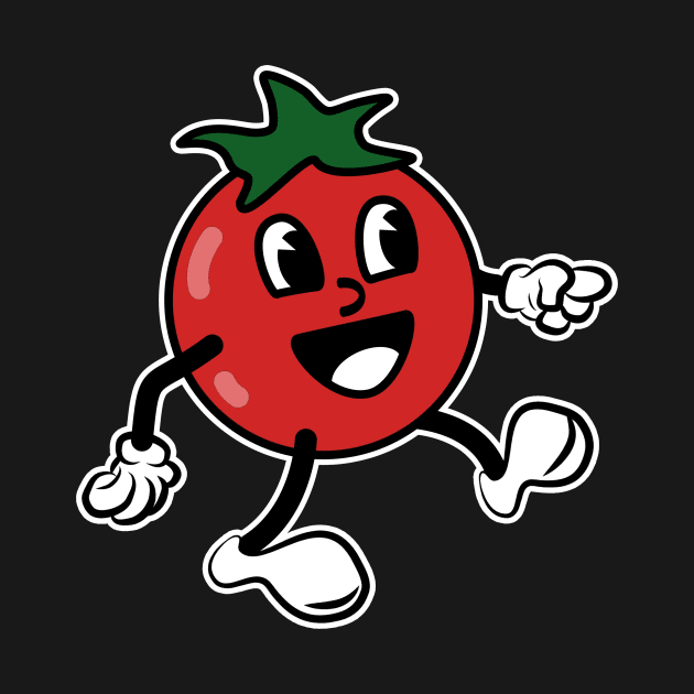 Tomato retro Cartoon by Foxxy Merch
