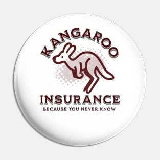 Kangaroo Insurance Pin