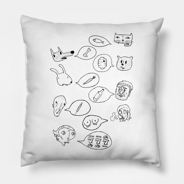 Temptations Pillow by Chmillout