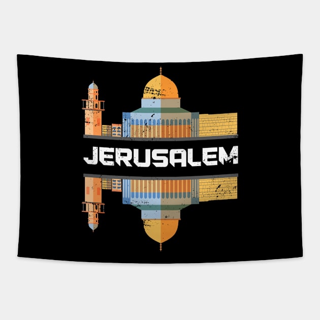 Jerusalem Israel Tapestry by shirtsyoulike