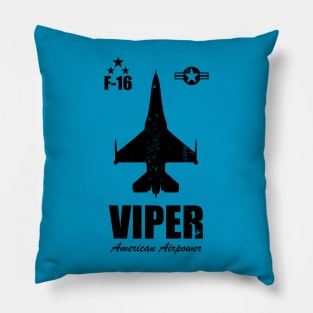 F-16 Viper (distressed) Pillow