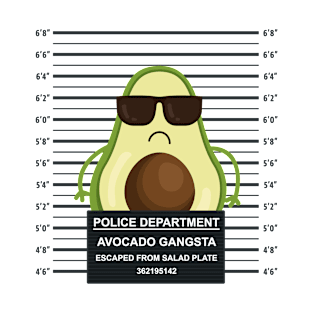 Avocado Escapes Salad Plate T-Shirt