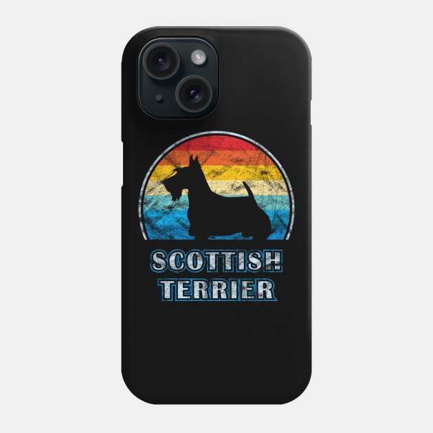 Scottish Terrier Vintage Design Dog Phone Case by millersye