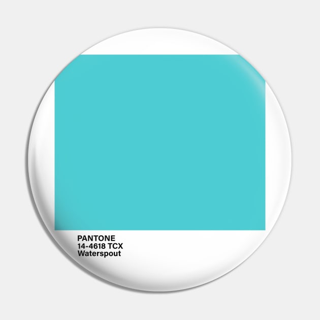 PANTONE 14-4618 TCX Waterspout Pin by princessmi-com