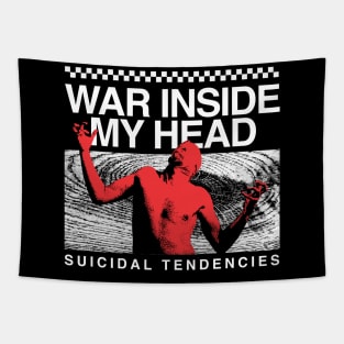 War Inside My Head Tapestry